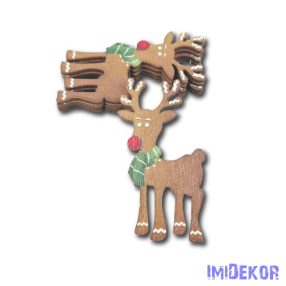 Mézeskalács figura nagy 5db/csomag 12,5x6,5cm - Szarvas