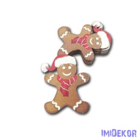 Mézeskalács figura nagy 5db/csomag 10x8,5cm - Mézi