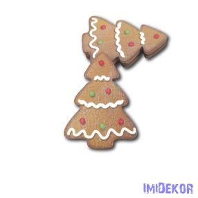 Mézeskalács figura nagy 5db/csomag 11x8,5cm - Fenyő