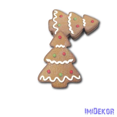 Mézeskalács figura nagy 5db/csomag 11x8,5cm - Fenyő