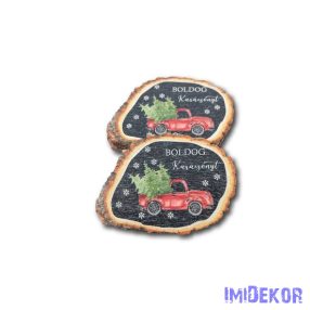 Közepes fahasáb 5db/csomag 6x8cm - Fekete Autós