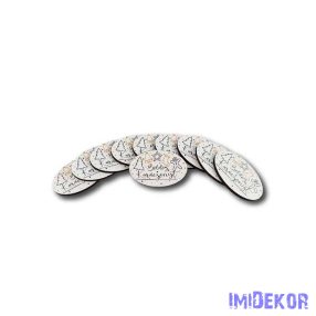 Mini biléta 10db/csomag 2,5x4cm - Arany fekete