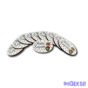 Mini biléta 10db/csomag 2,5x4cm - Kis kesztyűvel