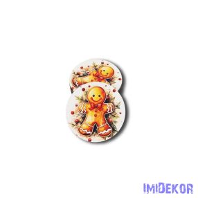 Kerek karácsonyi 5cm 5db/csomag - Cuki mézi