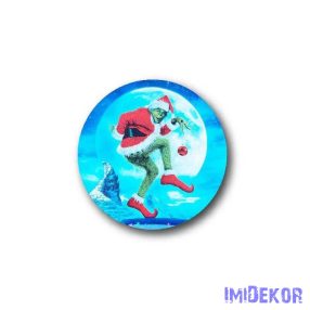 Kerek karácsonyi 13cm - Gonosz Grincs