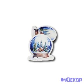 Formás hógömb 5db/csomag 7x7cm