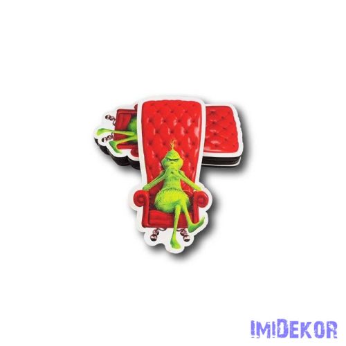 Grincs piros fotelben 5db/csomag 9x4cm