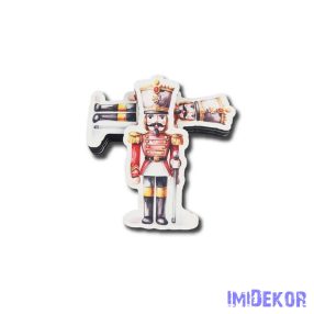 Diótorő forma 5db/csomag 11x4,3cm - Piros