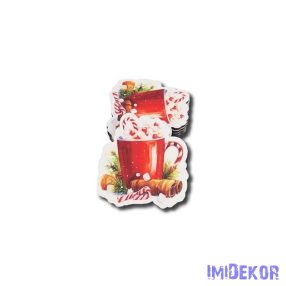 Csésze forma 5db/csomag 6,7x6,3cm - Piros