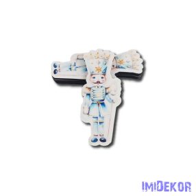 Diótörő forma 5db/csomag 10,4x4,3cm - Kék