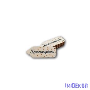 Iránymutató nyíl 5db/csomag 6x2,5cm - Karácsonyváros