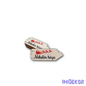 Iránymutató nyíl 5db/csomag 6x2,5cm - Mikulás háza