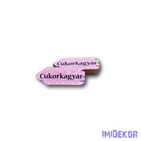 Iránymutató nyíl 5db/csomag 6x2,5cm - Cukorgyár