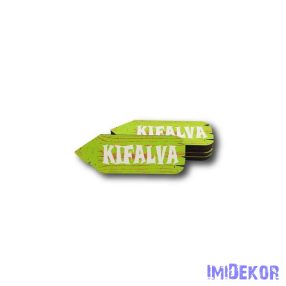 Iránymutató nyíl 5db/csomag 6x2,5cm - Kifalva