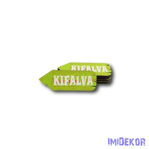 Iránymutató nyíl 5db/csomag 6x2,5cm - Kifalva