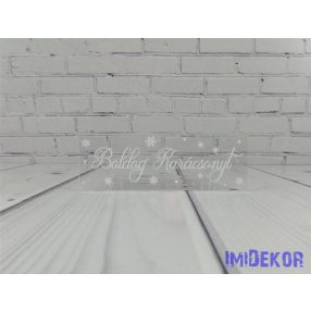   Karácsonyi tégla plexi 3,5x10cm 3db/csomag - Boldog Karácsonyt