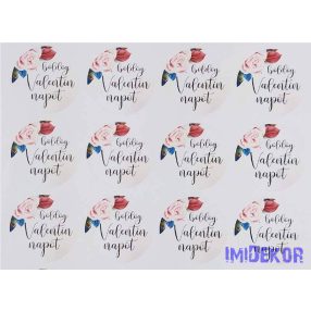 Boldog Valentin napot 24db/A4 lap - Halvány Púder