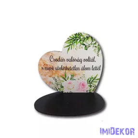 Kis talpas szív 13x12,5cm - Csodás valóság…