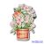 Virágkosár figura M7cm 5db/csomag