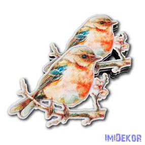 Madárka figura faágon M7cm 5db/csomag