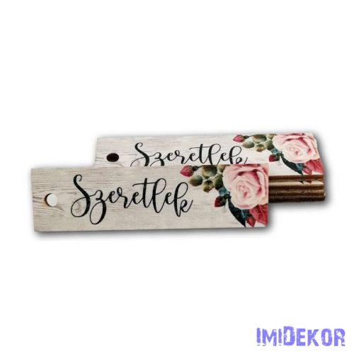 Kis biléta - Szeretlek 2x7,5cm 5db/csomag