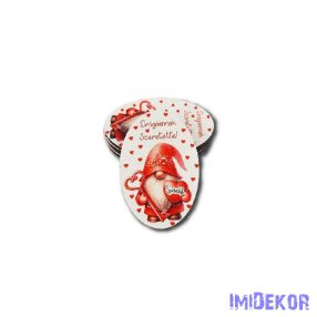   Kis ovális - Manós drágámnak szeretettel 4x6cm 5db/csomag