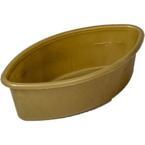 Műanyag közepes hajó arany M6,5 x 23cm