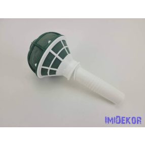   Csokortartó mikrofon vizes tűzőhabbal billenthető 17x8cm - Nyitott