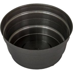 Műanyag közepes tál kerek szürke D13,5cm M7cm