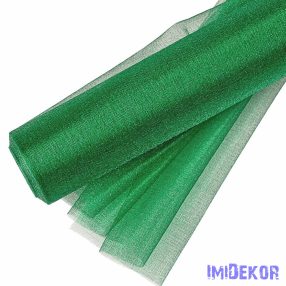 Snow organza 23.5cm x 10m - Sötétzöld