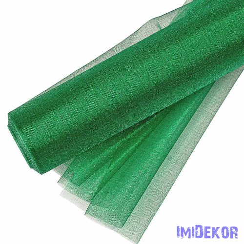 Snow organza 23.5cm x 10m - Sötétzöld