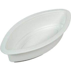 Műanyag óriás hajó tál M8 x 36 cm - Fehér