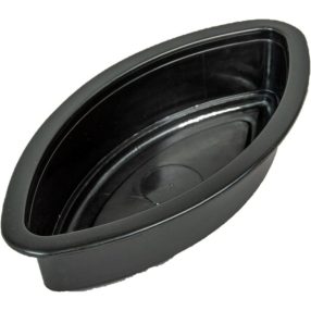 Műanyag óriás hajó tál M8 x 36 cm - Fekete