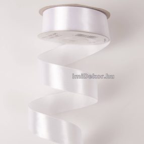 Szatén szalag 25 mm x 22.86 m - Fehér