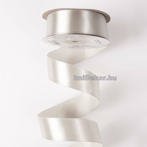 Szatén szalag 25 mm x 22.86 m - Szürke