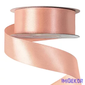 Szatén szalag 25 mm x 22.86 m - Púder Bézs