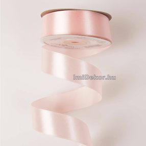 Szatén szalag 25 mm x 22.86 m - Púder Rózsaszín