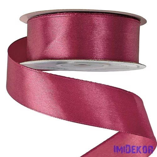 Szatén szalag 25 mm x 22.86 m - Padlizsánlila