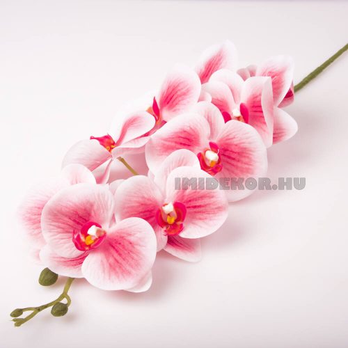 Orchidea gumis szálas művirág 100 cm rózsaszín