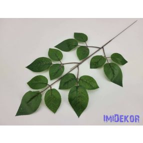 Rózsa 15 leveles ág 45 cm - Zöld