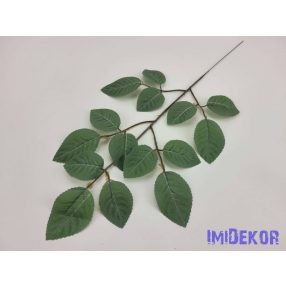 Rózsa 15 leveles ág 45 cm - Hamvas Zöld