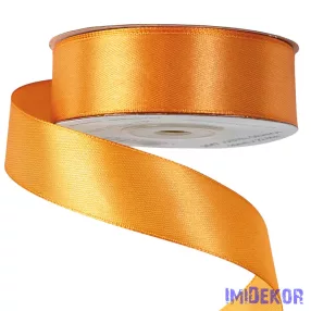Szatén szalag 25 mm x 22.86 m - Pasztell Narancs