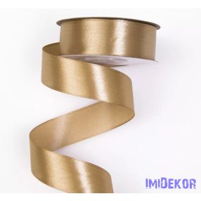 Szatén szalag 25 mm x 22.86 m - Aranybarna