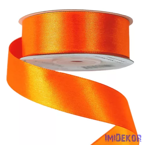 Szatén szalag 25 mm x 22.86 m - Sötét Narancssárga