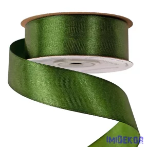 Szatén szalag 25 mm x 22.86 m - Sötétzöld