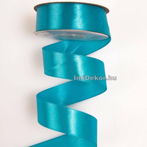 Szatén szalag 25 mm x 22.86 m - Aqua Kék