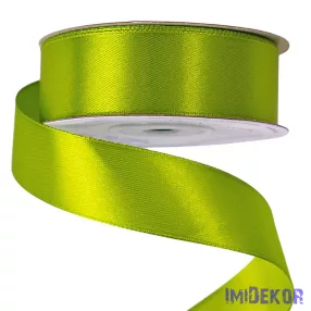 Szatén szalag 25 mm x 22.86 m - Teazöld