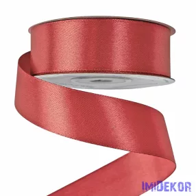 Szatén szalag 25 mm x 22.86 m - Bronz Rozé