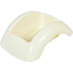 Műanyag domború tál krém FOCUS M8,5x23x17cm
