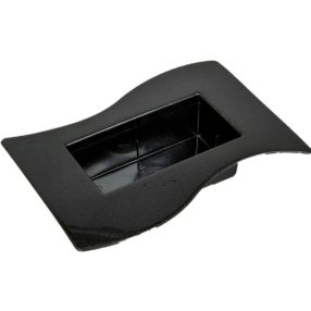 Műanyag tál grafit szürke Szafari M5x24X12cm